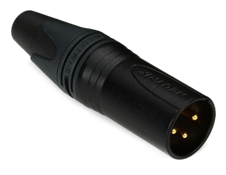 Neutrik NC3MXX-B 3-pole Male XLR Cable-mount Connector