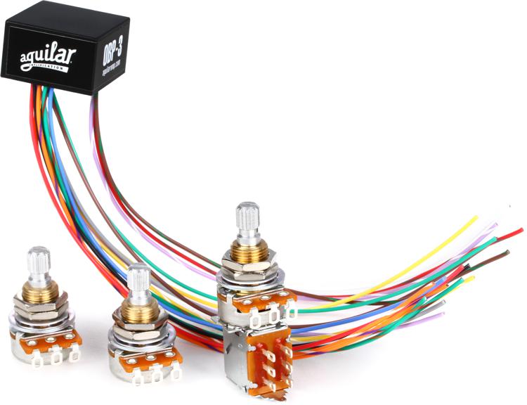 Aguilar OBP-3TKPP 3-Band Boost/Cut On Board Bass Preamp ... toggle switch diagram for speakers 
