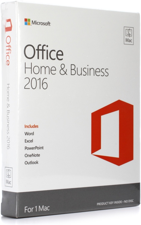 office home and bussiness 2016 for mac