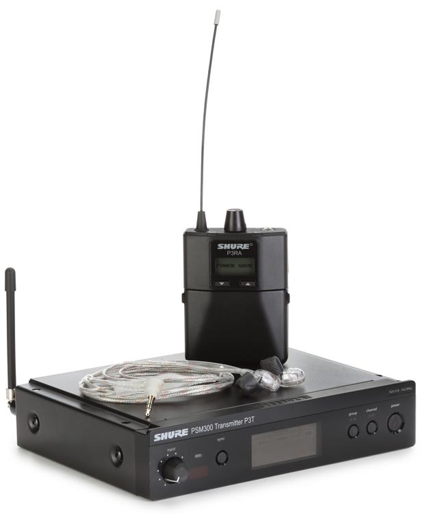 Shure PSM300 P3TRA215CL Wireless In-ear Monitor System H20 Band  Sweetwater