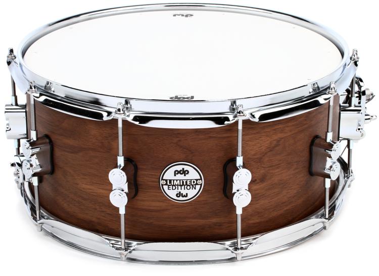 PDP Concept Limited Edition Snare Drum 6.5 x 14 inch Maple/Walnut