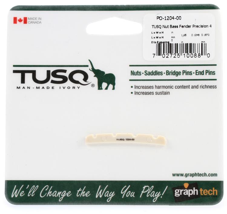 Graph Tech PQ-1204-00 TUSQ Fender 4-string Precision Bass-Style Nut |  Sweetwater