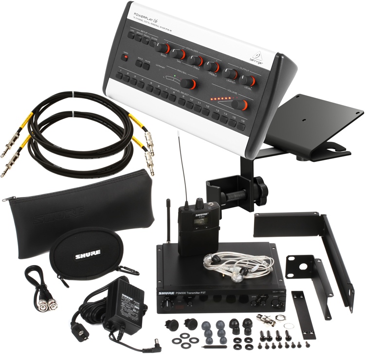 Shure PSM300 Pro Wireless Inear Monitor System with P16M Sweetwater