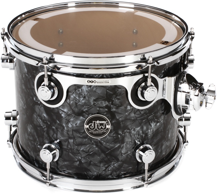 DW Performance Series Mounted Tom - 9 x 12 inch - Black Diamond FinishPly