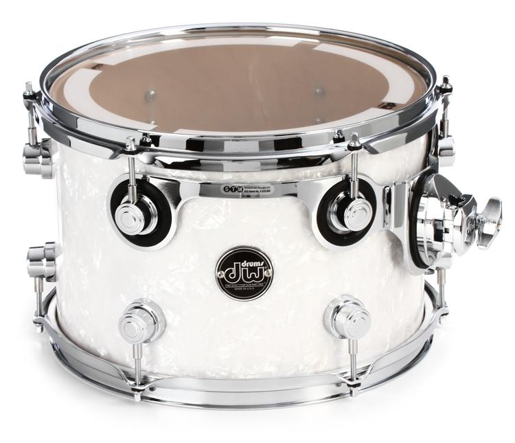 DW Performance Series Mounted Tom 8 x 12 inch White Marine