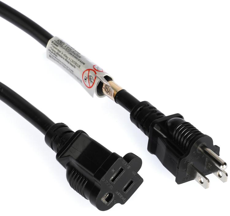 Hosa PWX-450 14-gauge NEMA 5-15P to NEMA 5-15R Power Extension