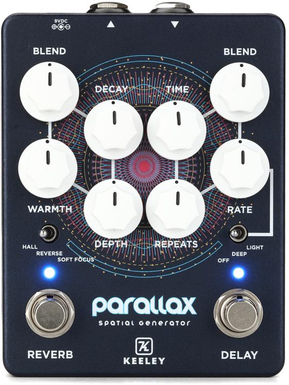 Keeley Parallax Spatial Generator Reverb and Delay Pedal