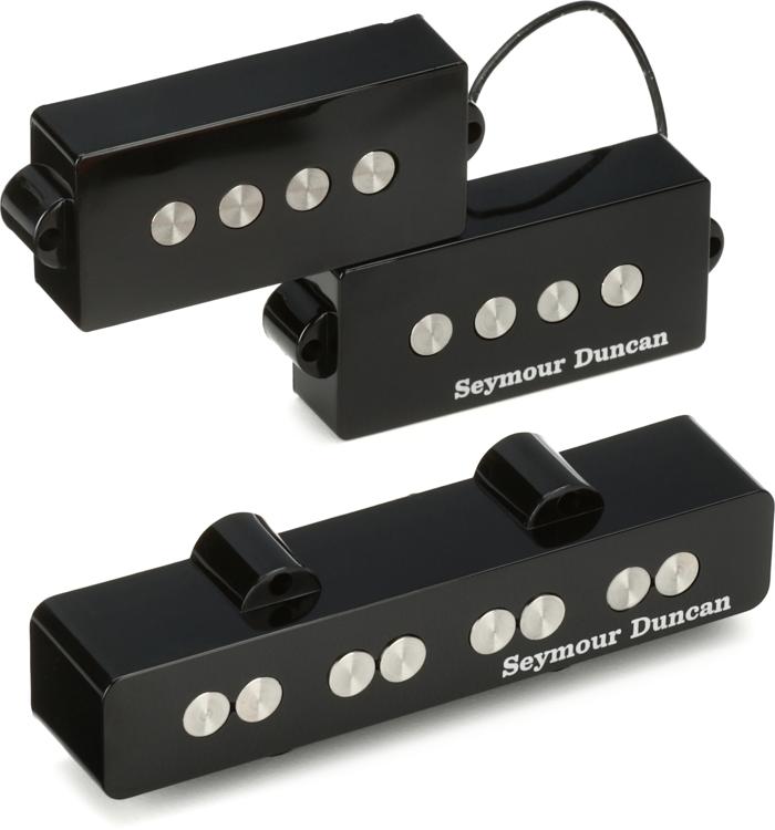 Seymour Duncan Quarter Pound P-J Bass Set - Black