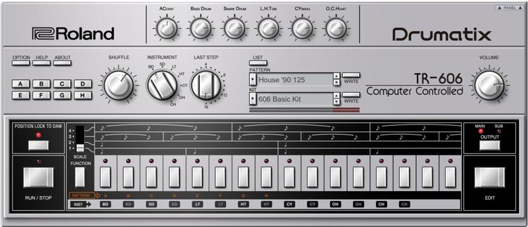 Roland TR-606 Software Rhythm Composer