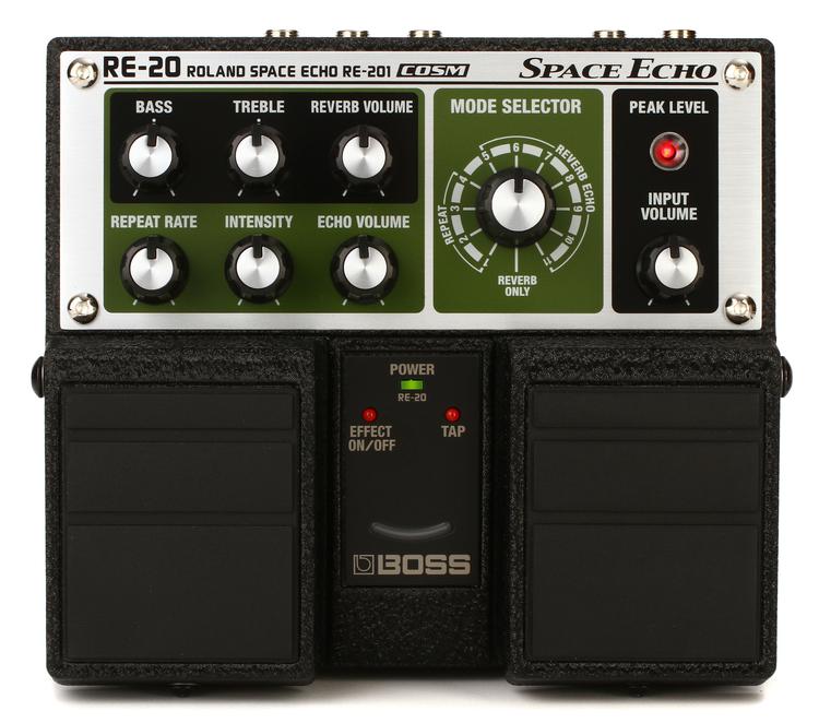 Boss RE-20 Space Echo Pedal | Sweetwater