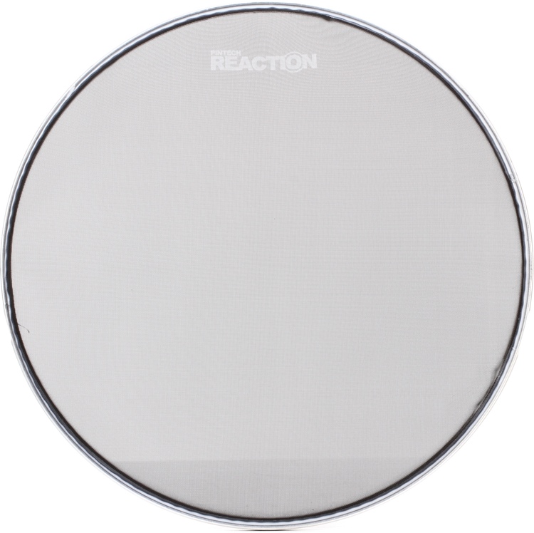 Pintech Reaction Series Black Mesh Drumhead 12 inch Sweetwater