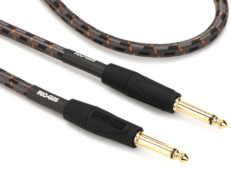 Roland RIC-G25 Gold Series Straight to Straight Instrument Cable - 25 foot  | Sweetwater