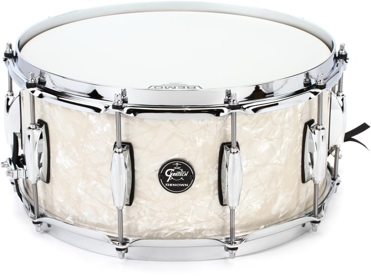 Gretsch Drums Renown Series Snare Drum - 6.5 x 14 inch - Vintage Pearl | Sweetwater