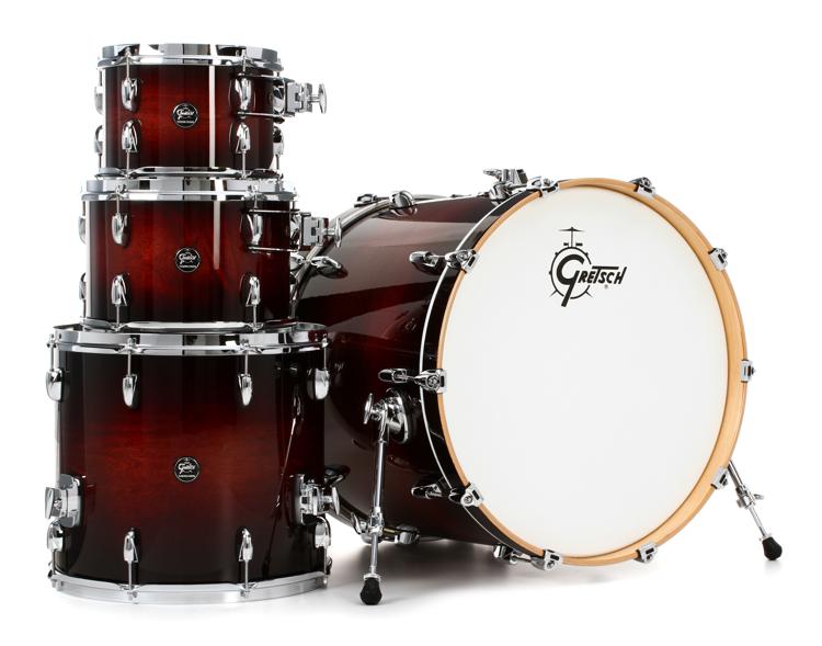 Gretsch Drums Renown 4piece Shell Pack with 22" Kick Cherry Burst