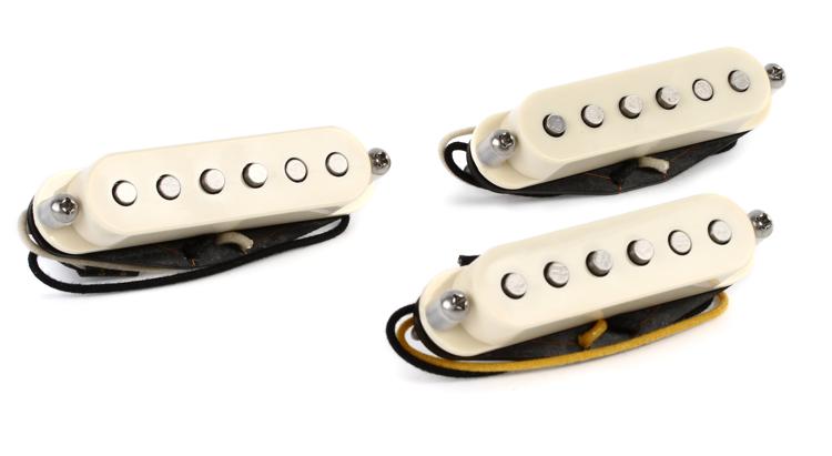 Xotic Raw Vintage 50 Single Coil 3-piece Pickup Set - Aged White