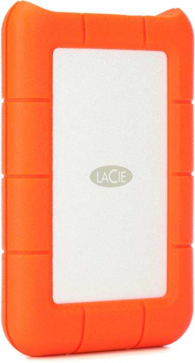 LAC9000633 LaCie 4 TB Rugged Mini USB 3.0 Portable 2.5 Inch Shock Drop and Crush Resistant External Hard Drive for PC and Mac