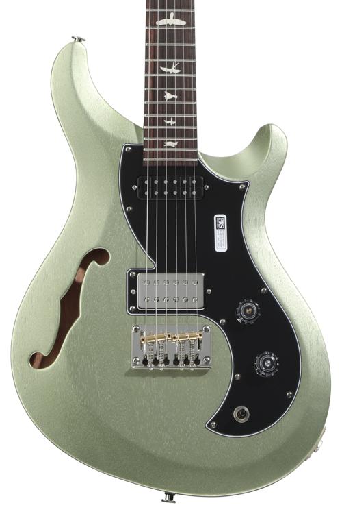 Электрогитара PRS S2 Vela Semi-Hollow Satin - Mavis Мятный металлик
