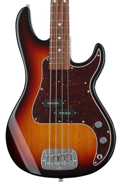 G&L Fullerton Deluxe SB-1 Bass Guitar - 3-Tone Sunburst