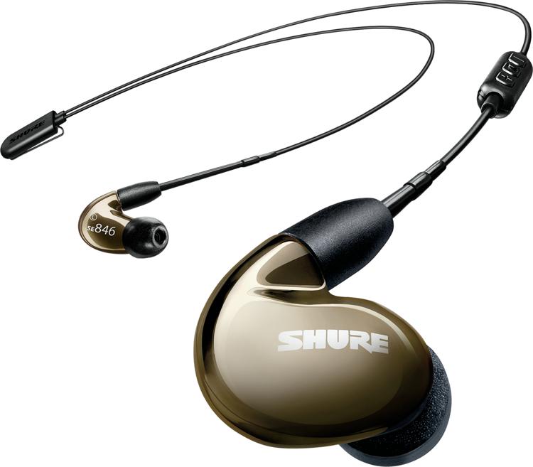 Shure SE846 Sound-isolating Earphones with Cable & Bluetooth