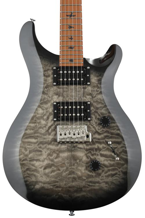 PRS SE Custom 24 Limited Edition - Charcoal Burst with Roasted 