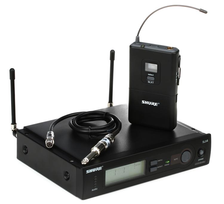 Shure Slx14 Wireless Guitar System J3 Band Sweetwater