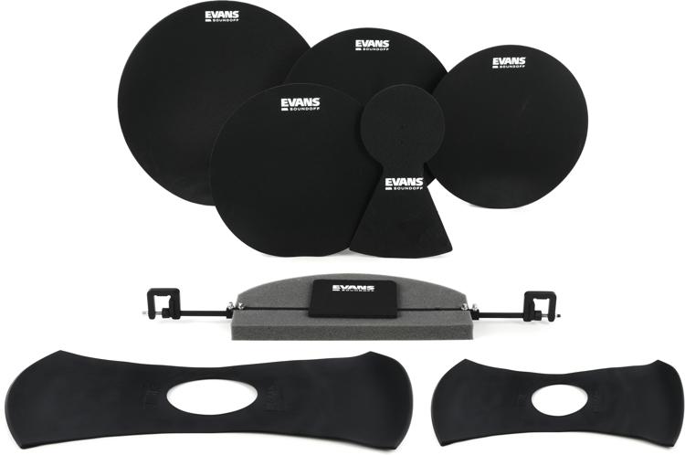 Evans SoundOff Complete Standard Set Drum and Cymbal Mutes 