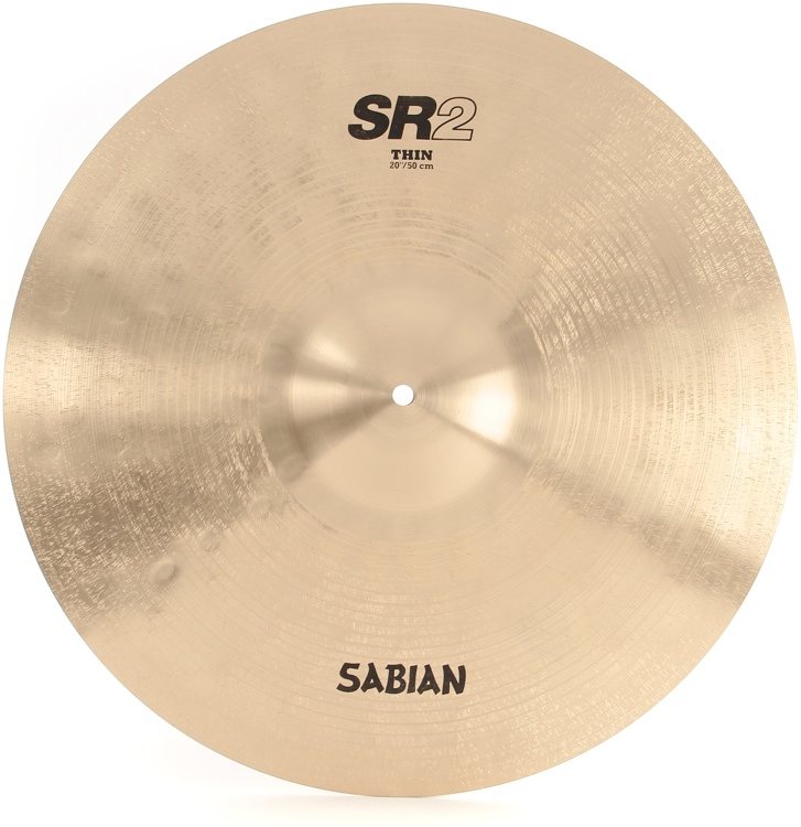 Sabian SR2 Factory Refreshed B20 Bronze Cast Cymbal 20" Thin, Ride