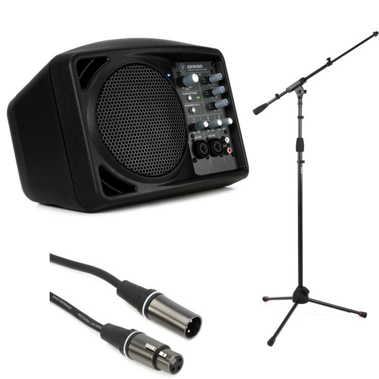 Mackie SRM150 Compact PA System with Stand and Cable Sweetwater