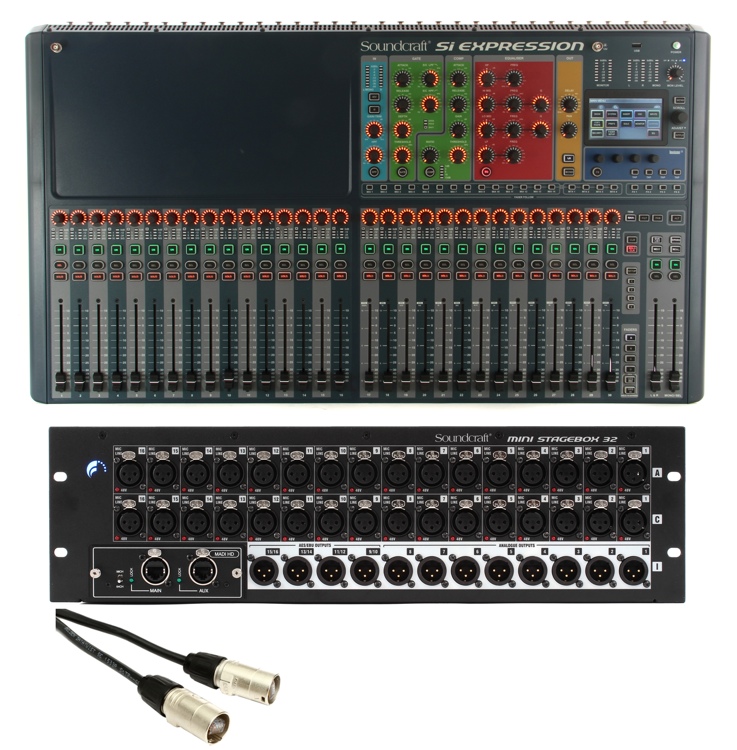 Soundcraft Si Expression 3 Package - w/Digital Snake | Sweetwater