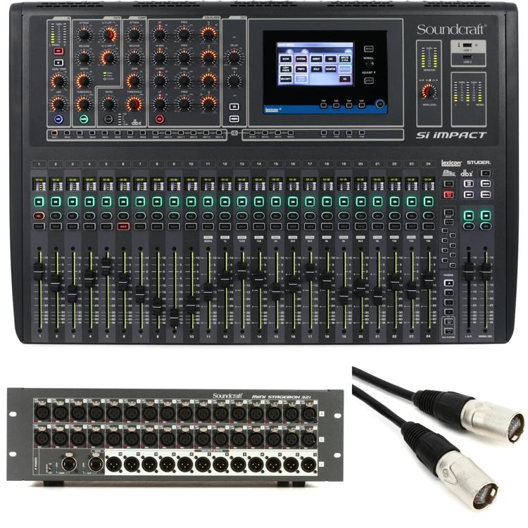 Soundcraft Si Mixer with Mini Stagebox 32i | Sweetwater