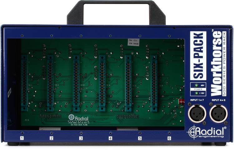 Radial SixPack 6-slot 500 Series Chassis | Sweetwater