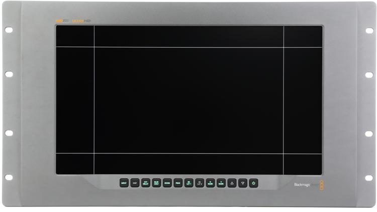Blackmagic Design SmartView 4K 2 15.6-inch Ultra HD 12G-SDI Broadcast Rack  Monitor