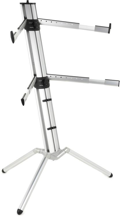 K M 18860 Spider Pro Keyboard Stand Anodized Aluminum Sweetwater