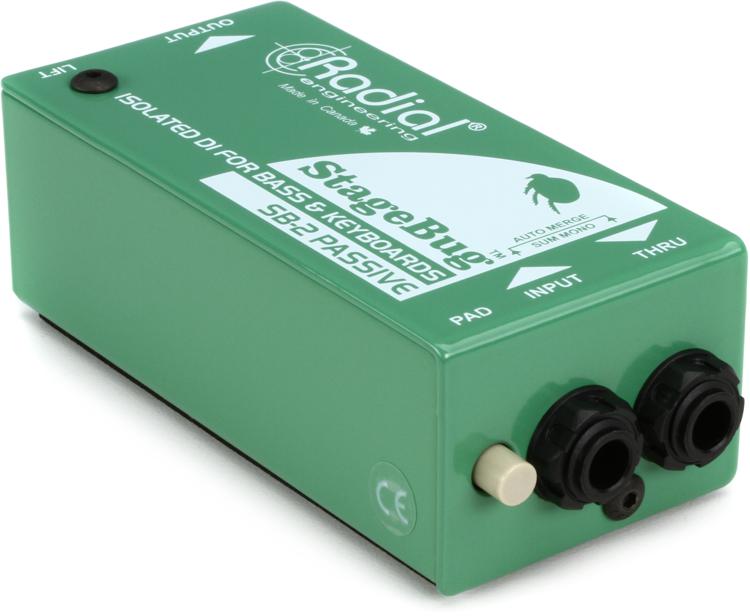 Radial StageBug SB-2 1-channel Passive Instrument Direct Box