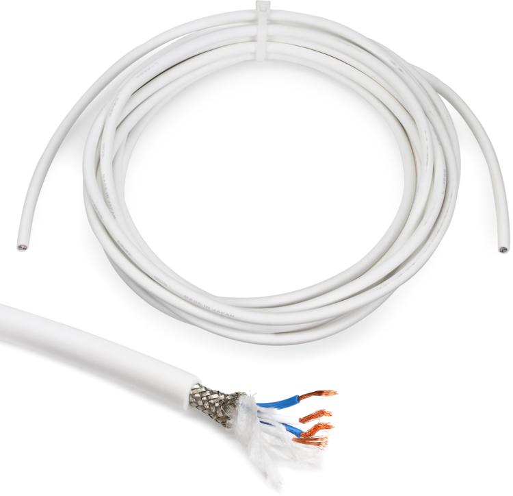 Canare L-4E6S Star Quad Bulk Microphone Cable - White 20 Foot | Sweetwater