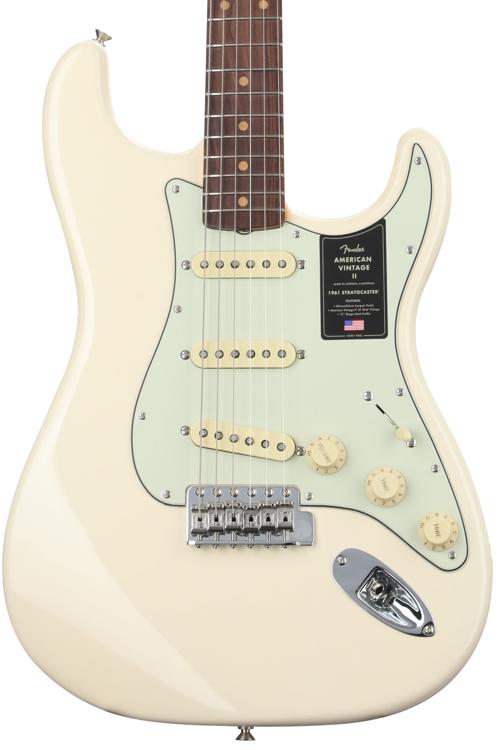 Fender American Vintage II 1961 Stratocaster Electric Guitar - Olympic White