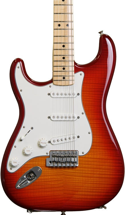 Fender Standard Stratocaster Plus Top Left-handed - Aged Cherry Burst ...