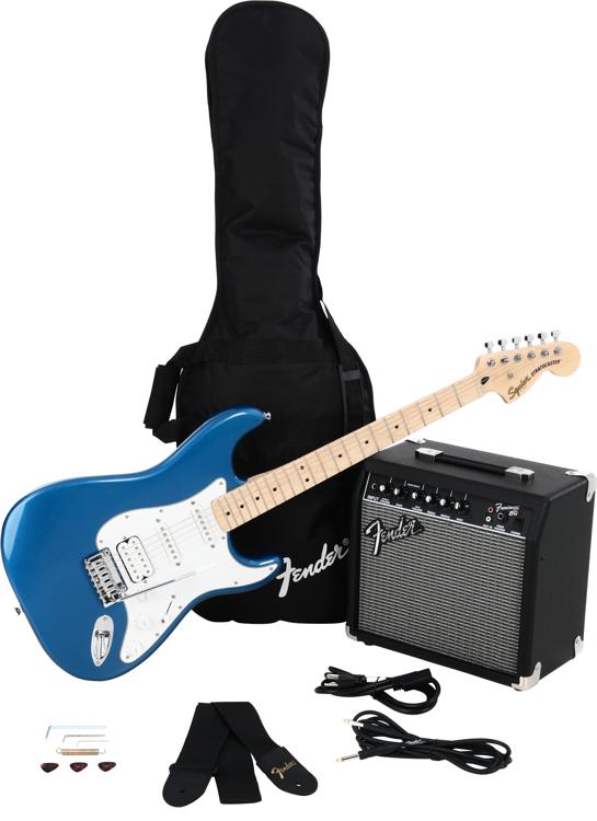 Squier Affinity Series Stratocaster HSS Pack Lake Placid Blue