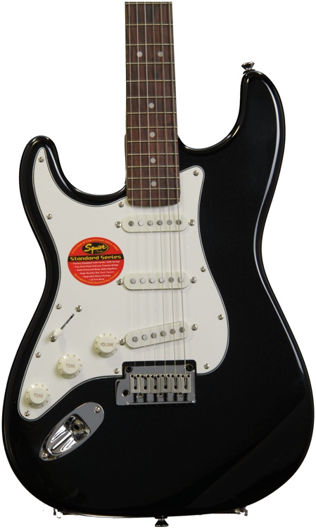 Squier Standard Stratocaster Left-handed - Black Metallic 