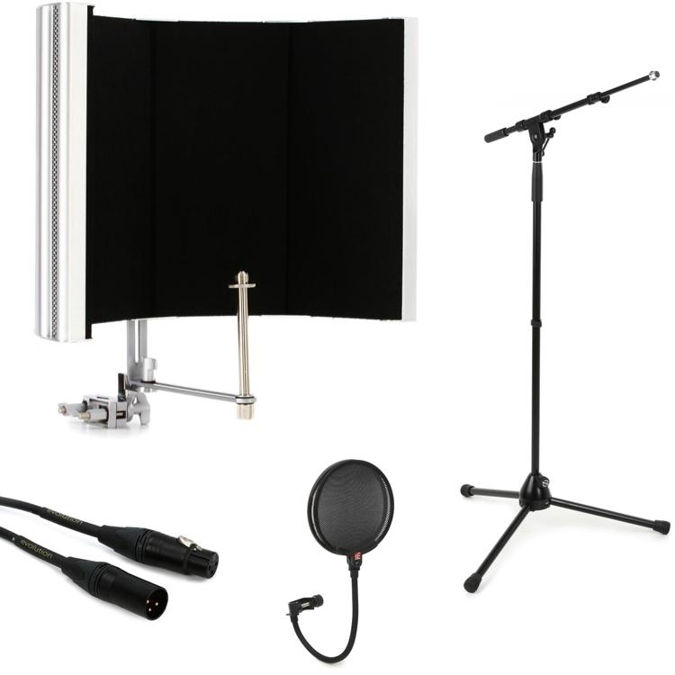 sE Electronics RF Space Studio Vocal Kit with Microphone Stand, Cable, and  Pop Filter