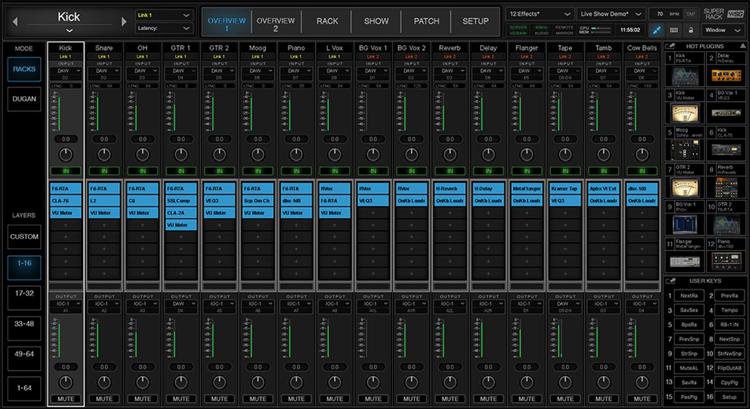 Waves SoundGrid SuperRack - Plug-In Rack for Live Sound Applications ...