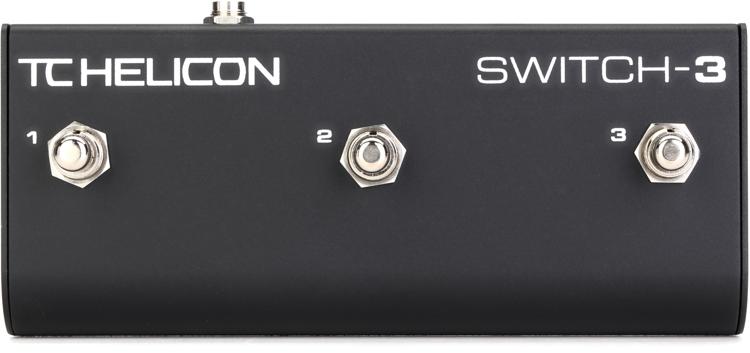 Tc Helicon Switch 3 3 Button Footswitch Sweetwater