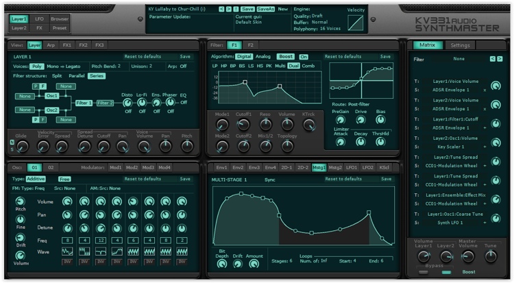 Grab KV331 Audio Synthmaster 2 Player synth plugin for FREE with