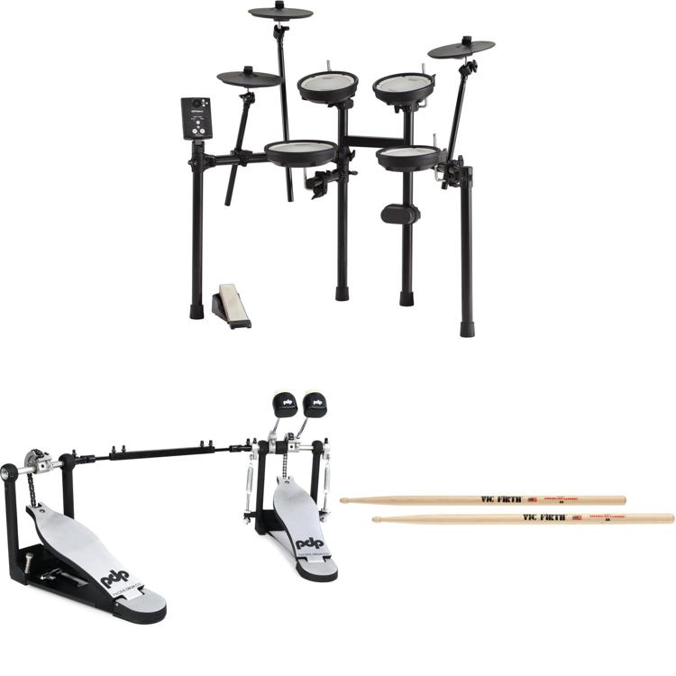 Roland V Drums Td 1dmk Electronic Drum Set Double Pedal Bundle Sweetwater