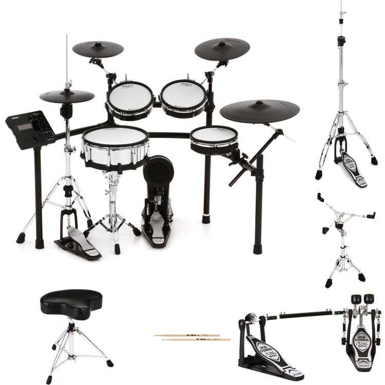 Roland V Drums Td 27kv Electronic Drum Set Essentials Bundle Sweetwater