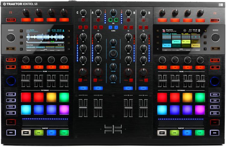 Native Instruments Traktor Kontrol S8 4 Channel Dj Controller Sweetwater