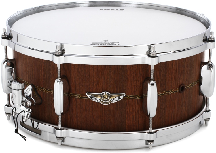 Tama Star Series Walnut Stave Shell Snare Drum - 6 x 14 inch - Oiled  Natural Walnut