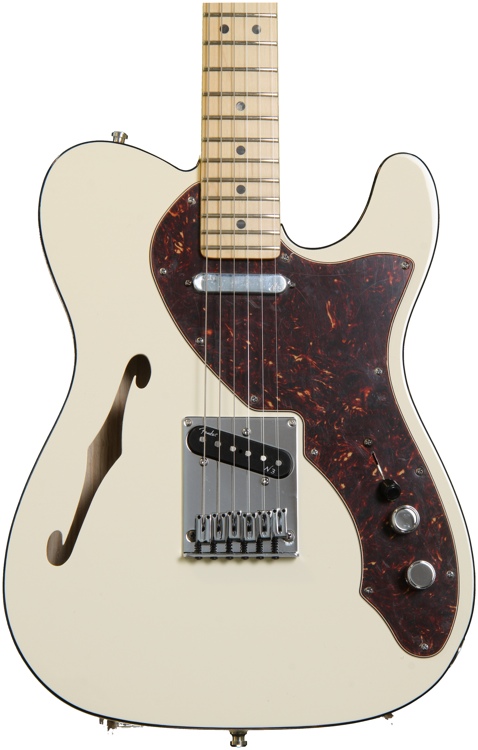 Fender American Deluxe Telecaster Thinline - Olympic White
