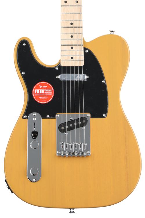 Squier Affinity Series Telecaster, Left-Handed - Butterscotch Blonde ...