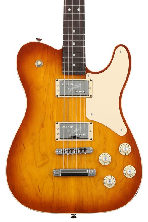 Fender Limited Edition Parallel Universe Troublemaker Tele Deluxe Ice Tea Burst W Rosewood 6845